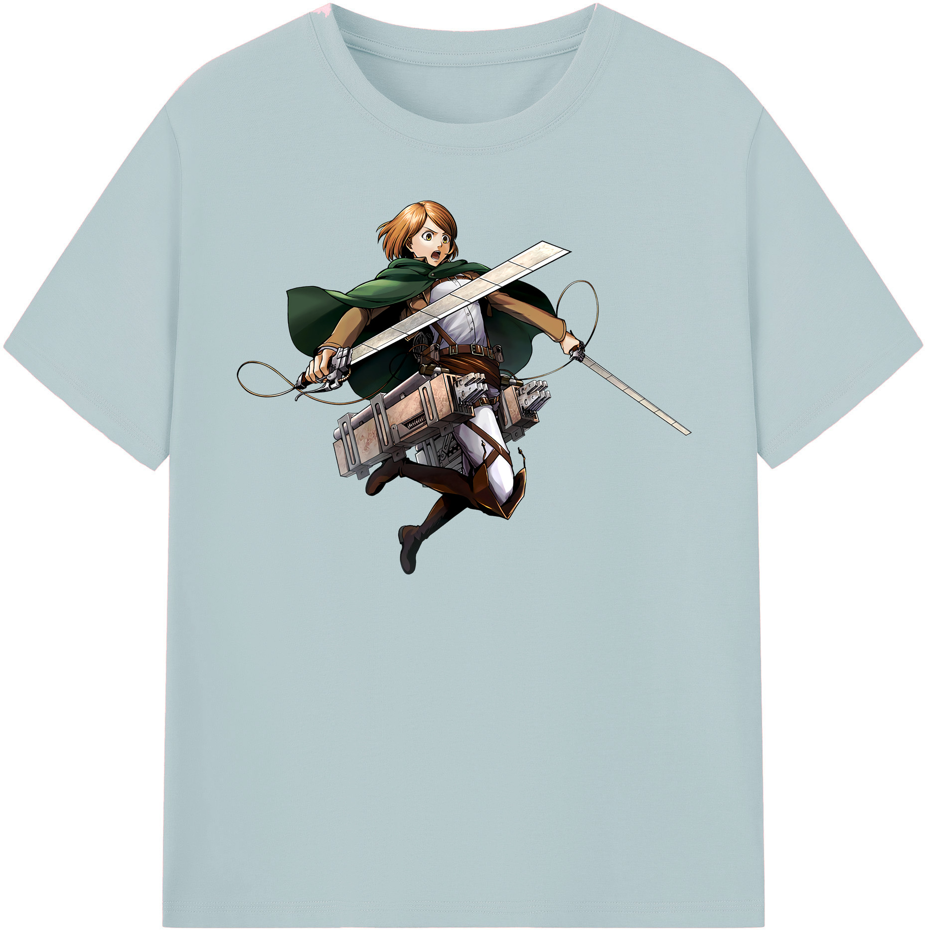（画像用） 進撃の巨人 ペトラ·ラル Attack on Titan Petra Rall 綿100％半袖Tシャツ（フロントプリント）